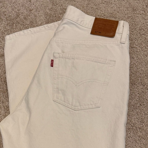 LEVI'S 501 ECRU-WHITE - Picture 5 of 5